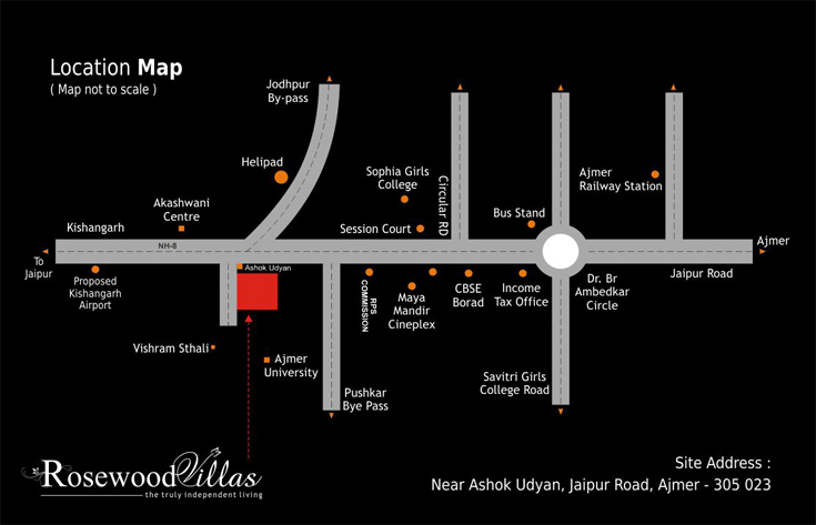 Rosewood Villas Location